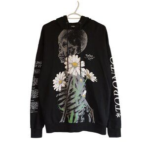 2022 Rolling Loud Toronto Pushing Daisies hoodie black size M